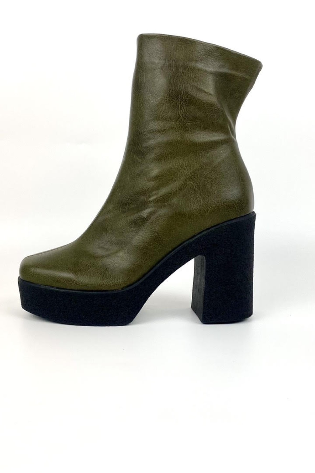 ANATOMIC LEATHER ANKLE BOOTS - OIL COLOR