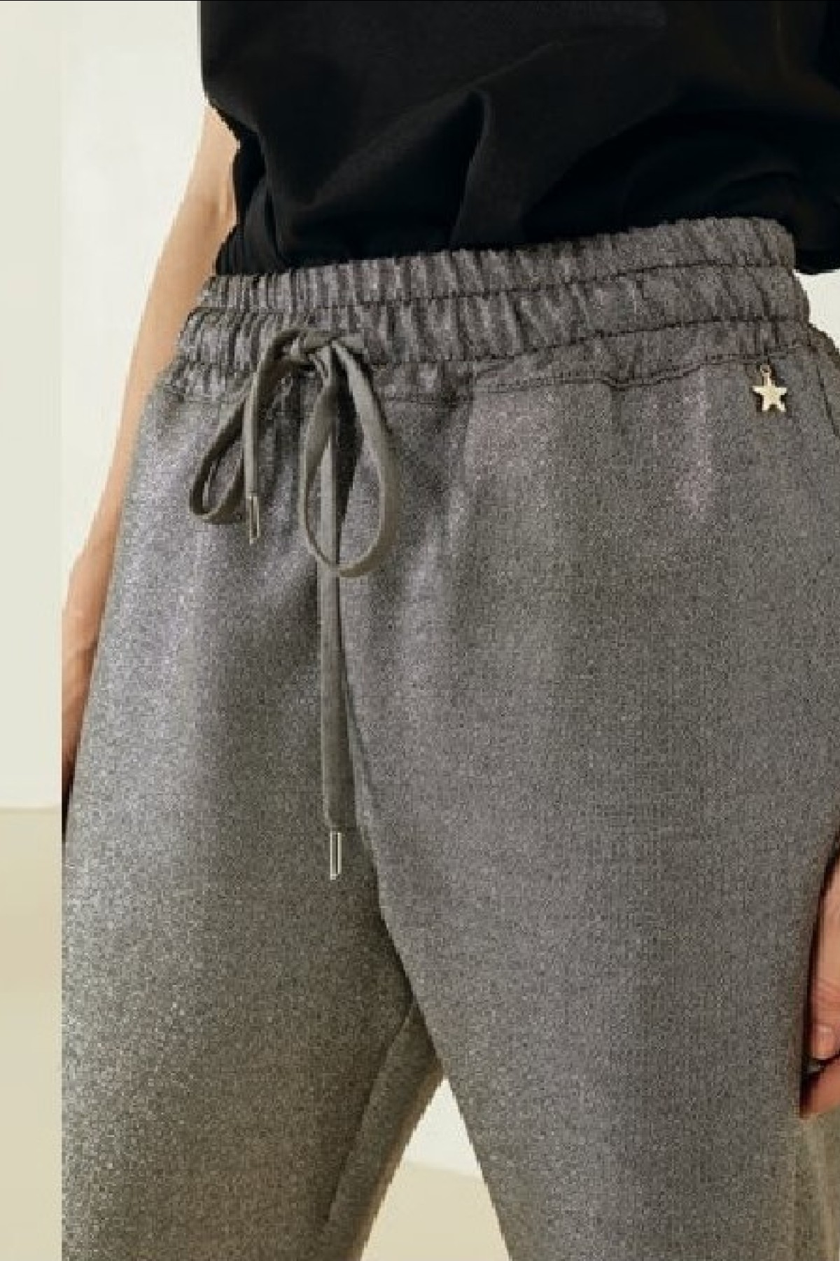 PANTS WITH ELASTIC WAIST BAND