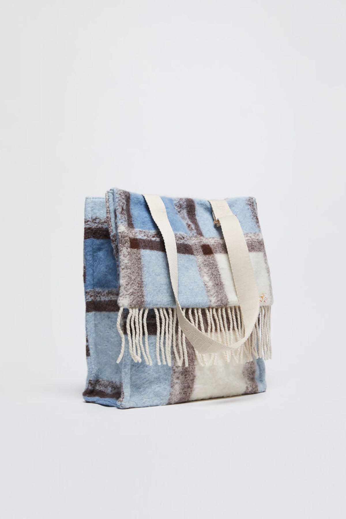 WOOL - BLEND SHOPPING BAG