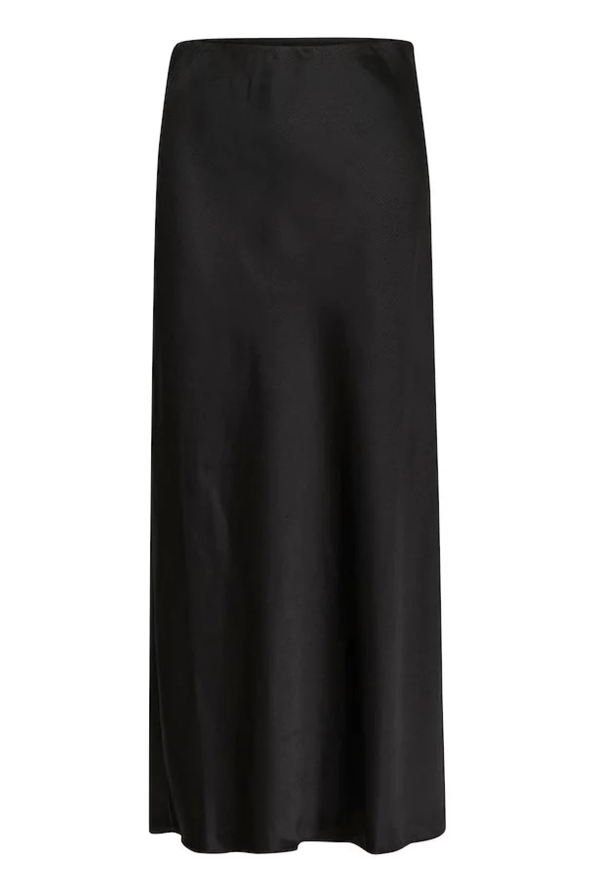 MIDI SATIN SKIRT