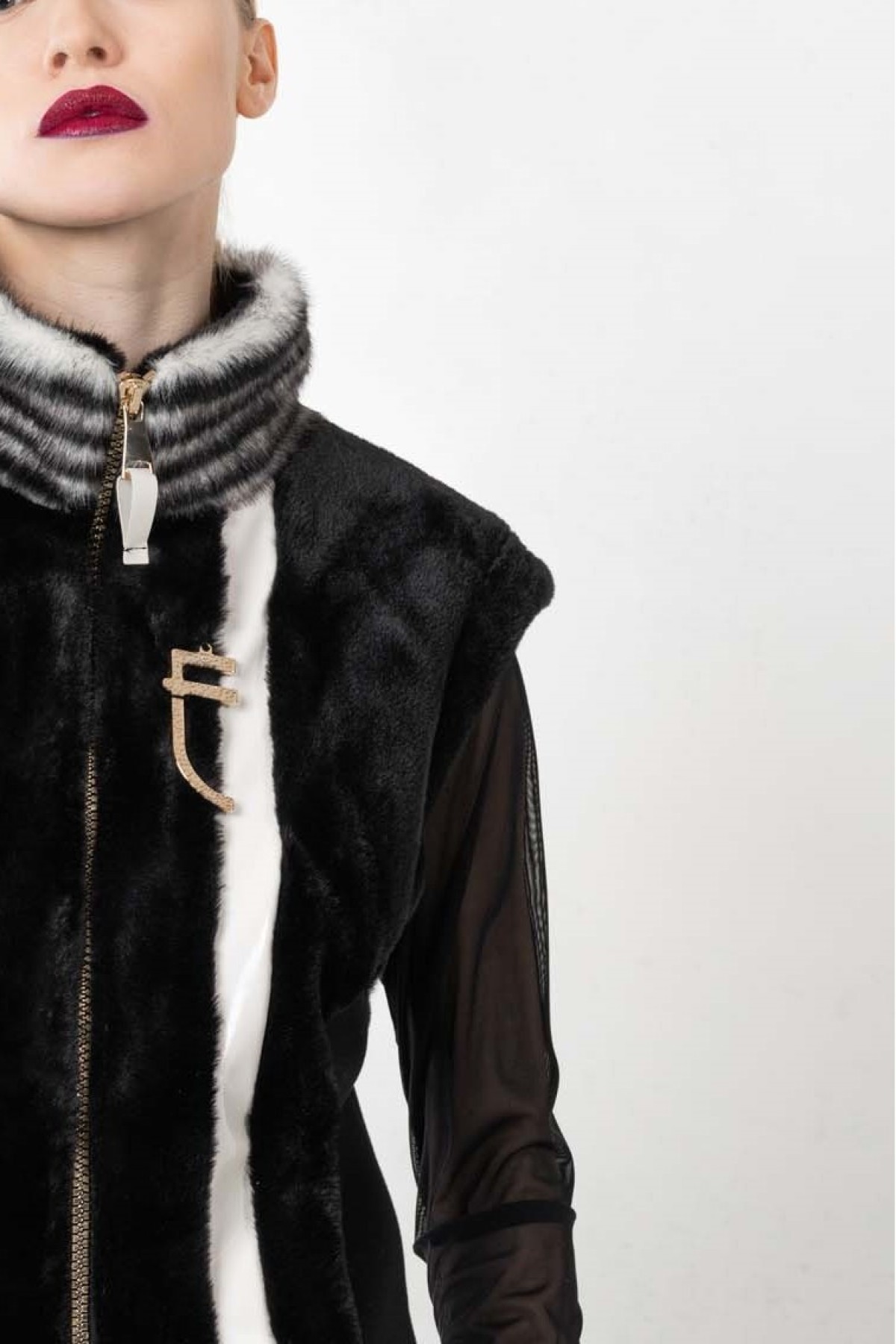 GILET FROM ECO FUR