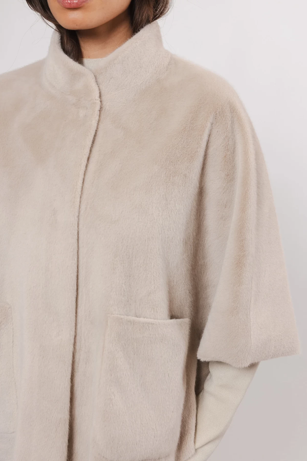 SUPER  SOFT AND SHORT JACKET FROM ECO LEATHER THREE COLORS