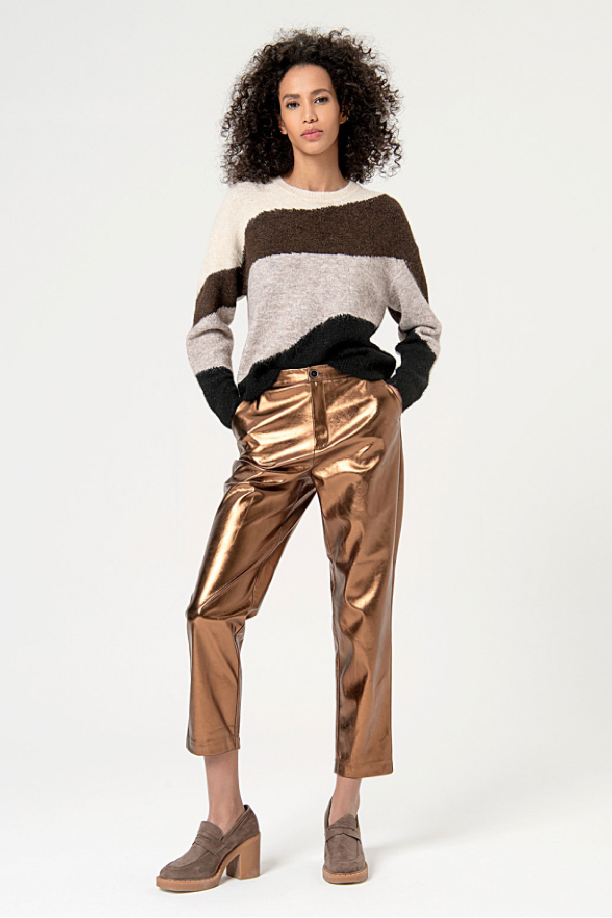 METALLIC  PANTS