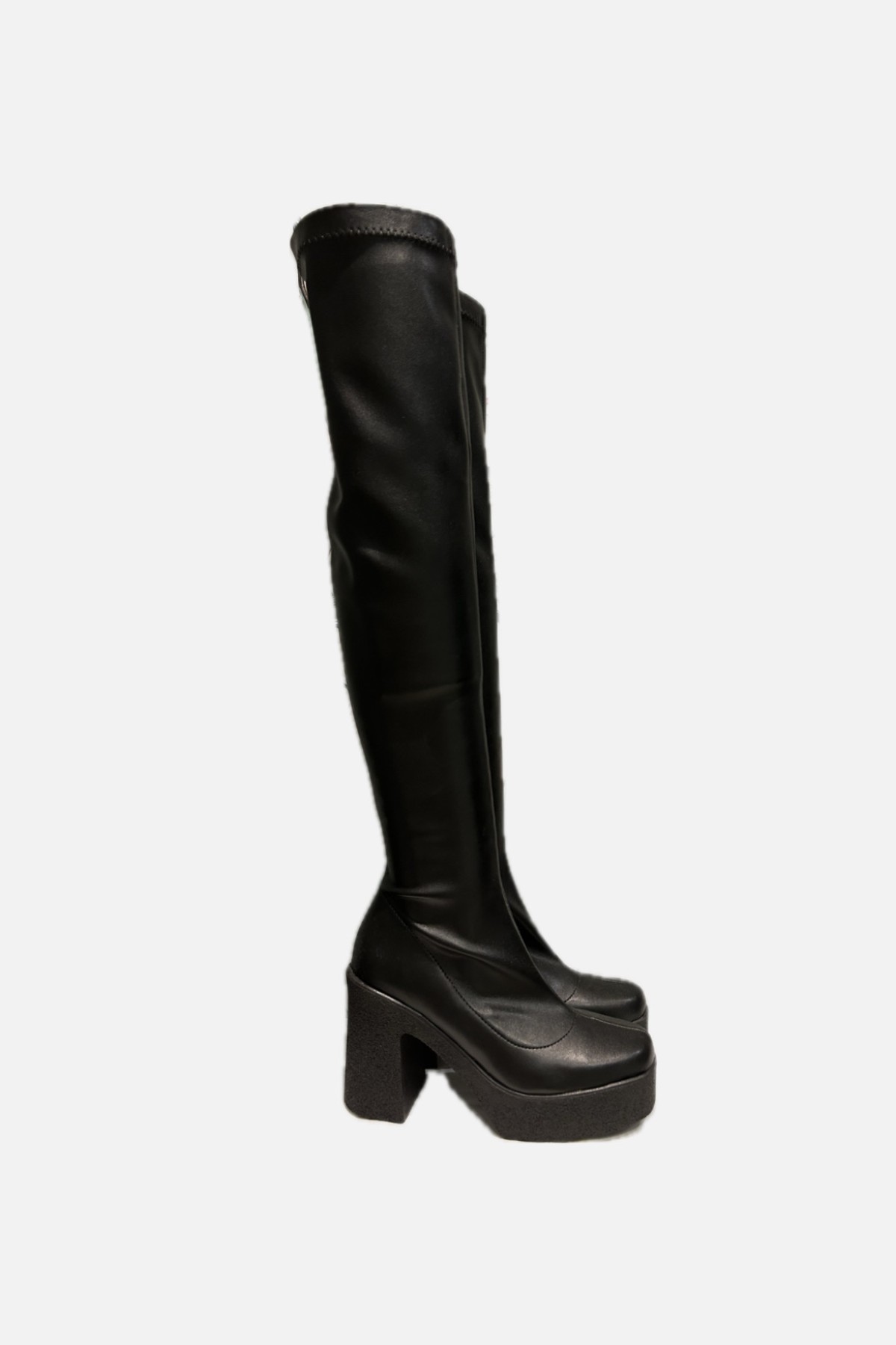 OVER THE KNEE LEATHER BOOTS - ANATOMIC