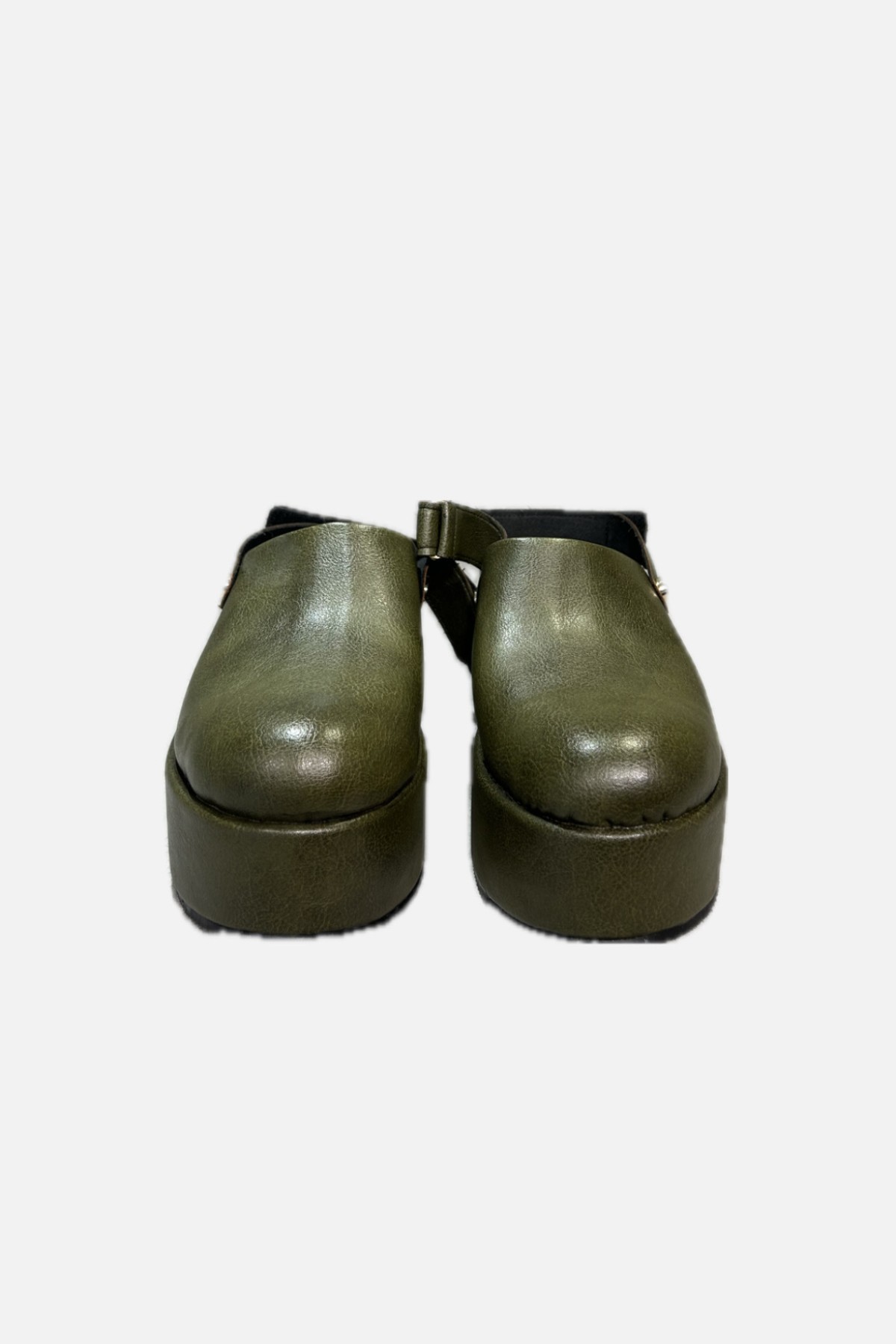 ANATOMIC LEATHER CLOGS - OIL COLOR