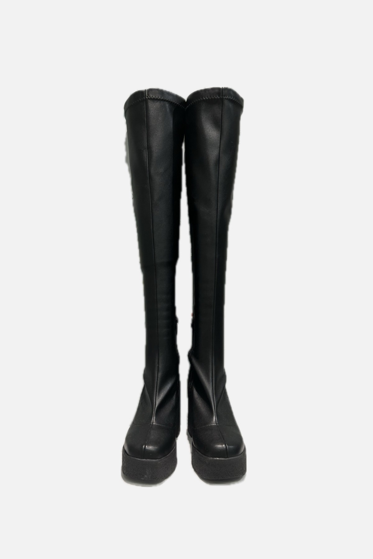 OVER THE KNEE LEATHER BOOTS - ANATOMIC