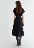 JERSEY AND TAFFETA DRESS