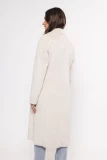 LONG COAT FROM LUXURIOUS  ECO FUR THREE COLORS WHITE, BEIGE AND BLACK