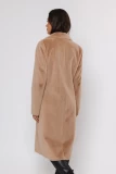 LONG COAT FROM LUXURIOUS  ECO FUR THREE COLORS WHITE, BEIGE AND BLACK