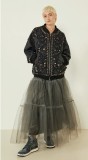 TULLE SKIRT WITH ELASTIC WAISTBAND