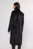 LONG COAT FROM LUXURIOUS  ECO FUR THREE COLORS WHITE, BEIGE AND BLACK