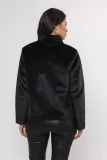 ΚΟΝΤΟ JACKET ΑΠΟ ΟΙΚΟΛΟΓΙΚΗ ΓΟΥΝΑ ΚΑΙ ΕΠΕΝΔΥΣΗ ΑΠΟ ΣΟΥΕΤ - ΤΡΙΑ ΧΡΩΜΑΤΑ - ΕΚΡΟΥ, ΚΑΜΕΛ ΚΑΙ ΜΑΥΡΟ