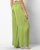 SILK TOUSH PANTS, THREE COLORS - CHAMPAGNE, BLACK & GREEN