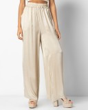 SILK TOUSH PANTS, THREE COLORS - CHAMPAGNE, BLACK & GREEN