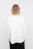 LONG SLEEVE  BLOUSE WITH ROUND NECK