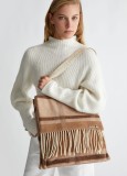 WOOL - BLEND SHOPPING BAG