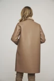 REVERSIBLE  COAT  THREE COLORS WHITE, BEIGE AND BLACK