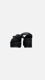 ANATOMIC PONYSKIN CLOGS - BLACK