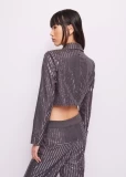 SHORT SEQUINNED BLAZER