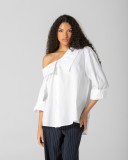 OFF SHOULDER SHIRT - IN THREE COLORS WHITE, BLACK, LIME