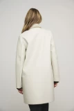 REVERSIBLE  COAT  THREE COLORS WHITE, BEIGE AND BLACK