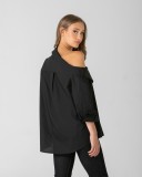 OFF SHOULDER SHIRT - IN THREE COLORS WHITE, BLACK, LIME