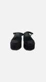 ANATOMIC PONYSKIN CLOGS - BLACK