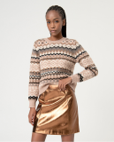 METALLIC MINI SKIRT