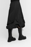 BLACK MIDI SKIRT