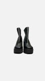 ANATOMIC  LEATHER ANKLE BOOTS - BLACK