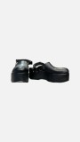 ANATOMIC LEATHER CLOGS - BLACK