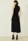 LONG PENCIL DRESS - BLACK