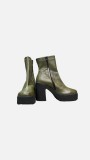 ANATOMIC LEATHER ANKLE BOOTS - OIL COLOR