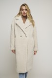 ECO FUR COAT - COZY AND COMFORTABLE - THREE COLORS - ECRU, DARK GREY AND CAMEL