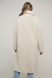 ECO FUR COAT - COZY AND COMFORTABLE - THREE COLORS - ECRU, DARK GREY AND CAMEL