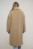 ECO FUR COAT - COZY AND COMFORTABLE - THREE COLORS - ECRU, DARK GREY AND CAMEL