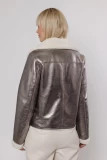 BIKER JACKET SILVER - ΜΕ ΕΣΩΤΕΡΙΚΗ ΕΠΕΝΔΥΣΗ ΓΟΥΝΑΣ