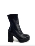 ANATOMIC  LEATHER ANKLE BOOTS - BLACK