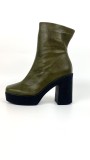 ANATOMIC LEATHER ANKLE BOOTS - OIL COLOR