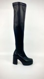 OVER THE KNEE LEATHER BOOTS - ANATOMIC